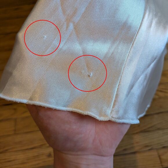 NWT Roberta White Gown Slinky Prom Dress Maxi Formal Bejeweled Size 5/6 - Picture 10 of 16